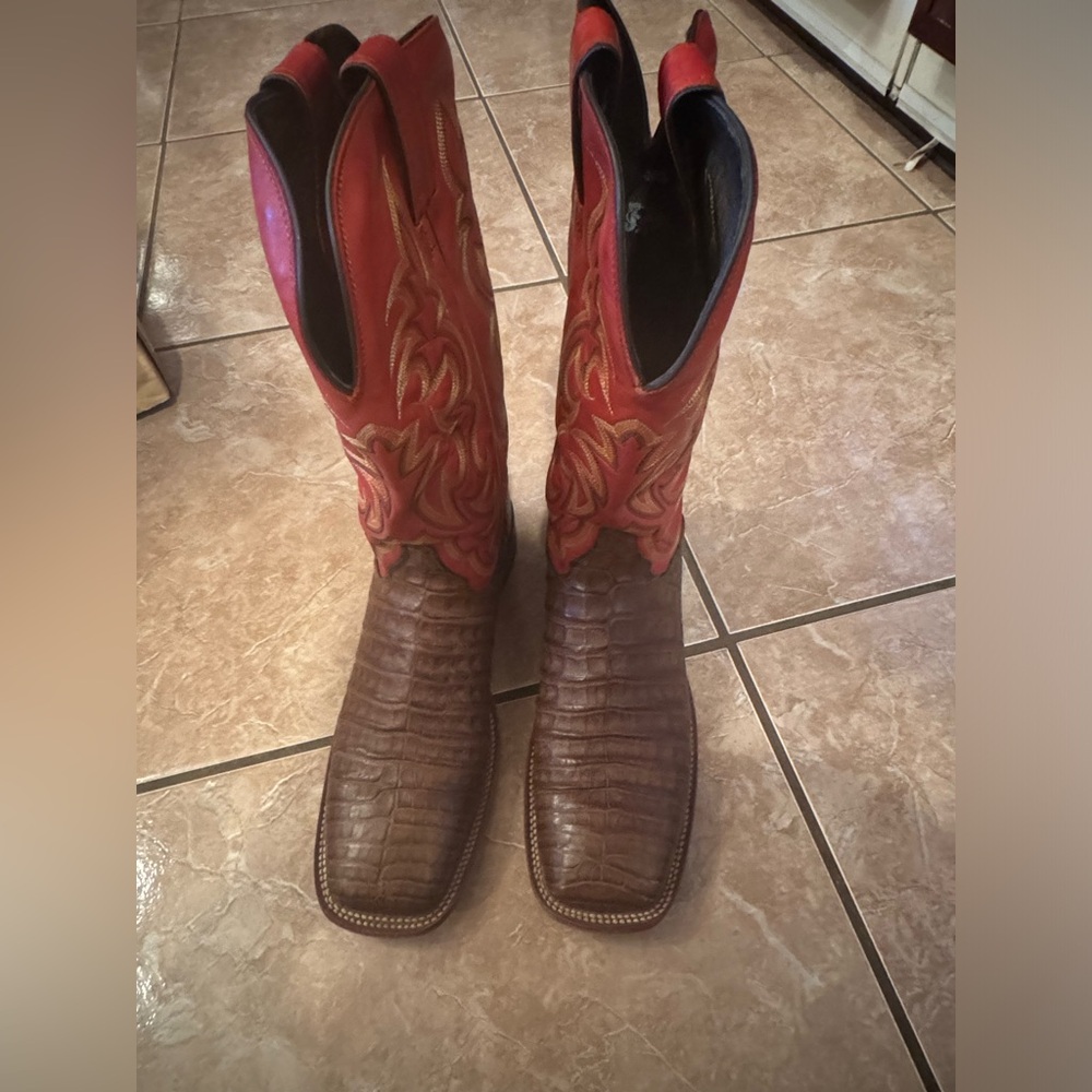 Justin Brown Caiman Boots